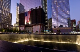 1 WTC and Waterfall Panorama